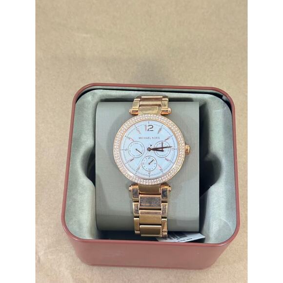 Michael Kors MK5871 Women's Everest Gold Stainless-Steel Quartz Fashion Watch - Picture 1 of 5